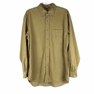 J. Crew Tan Corduroy Button Down Shirt